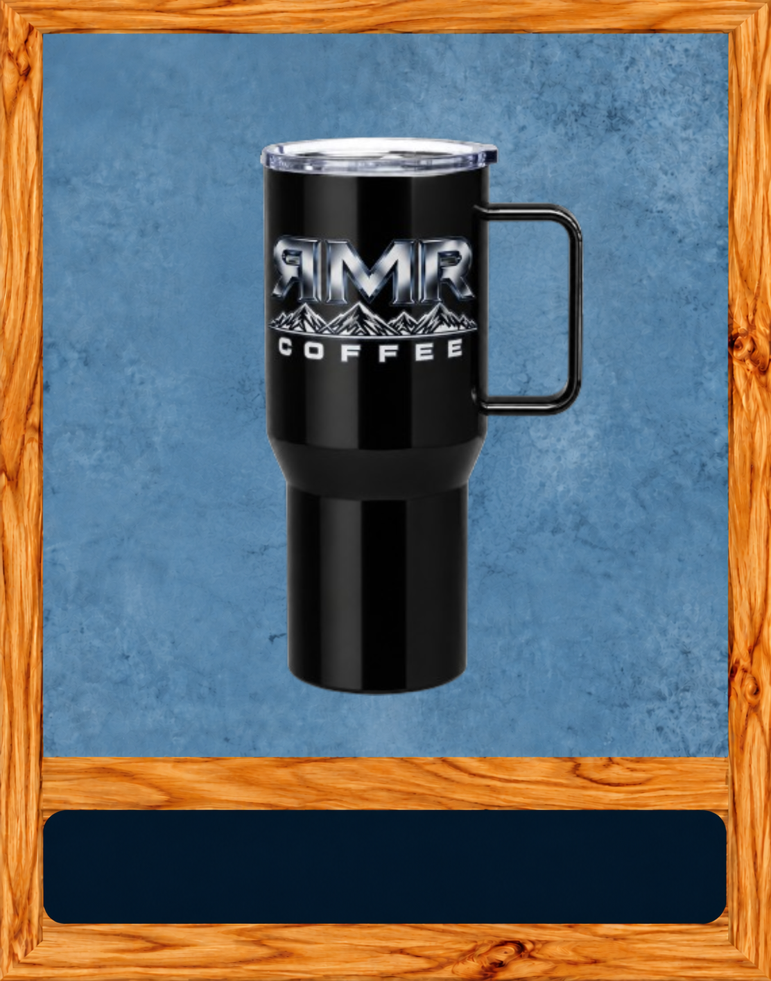 Travel mug with a handle