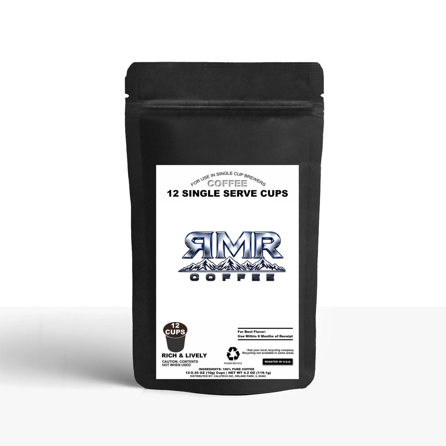 12 Pack Single Serve Coffee Capsules